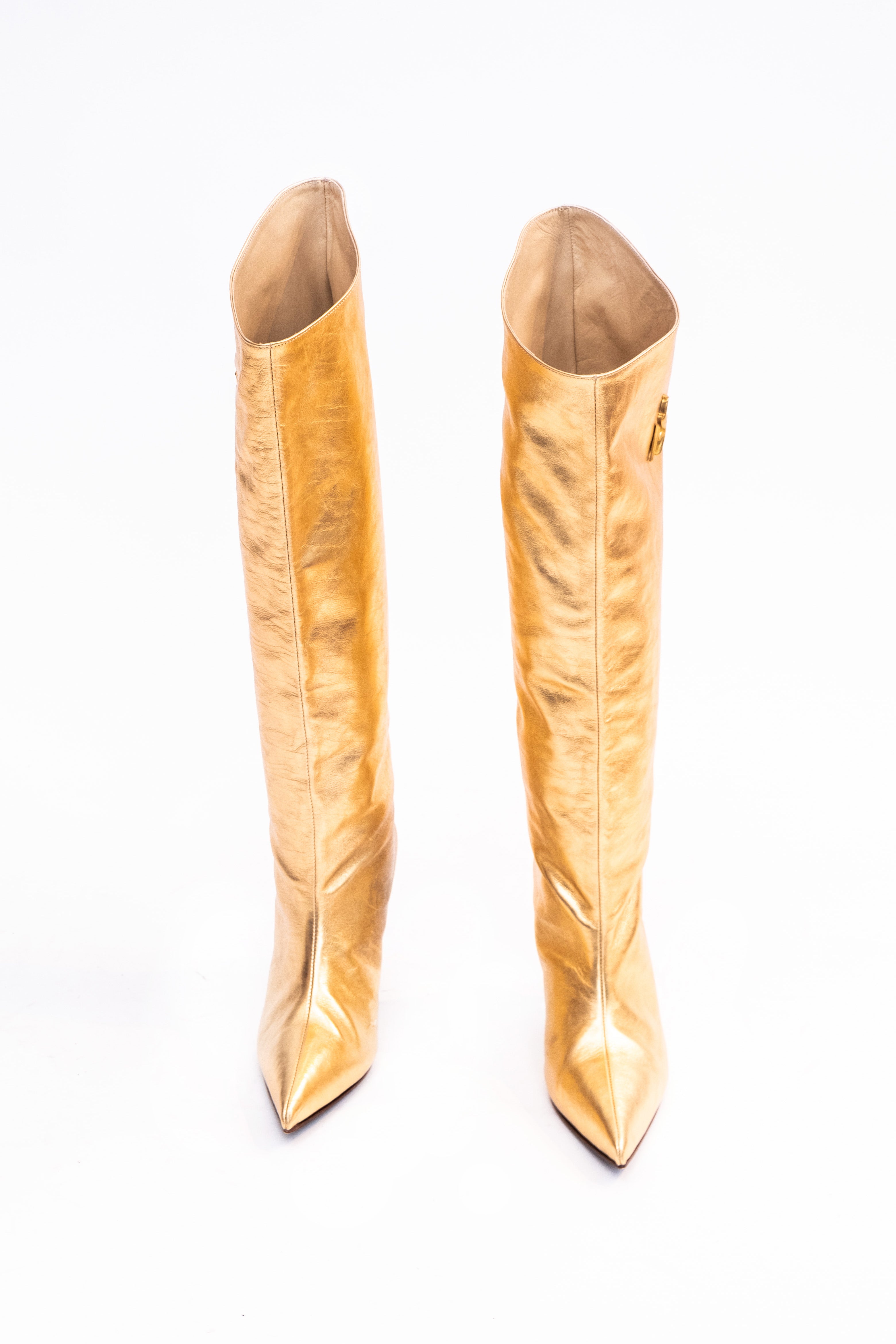 Handmade Boots Gold Logo