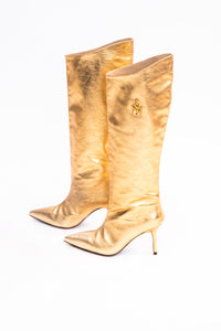 Handmade Boots Gold Logo