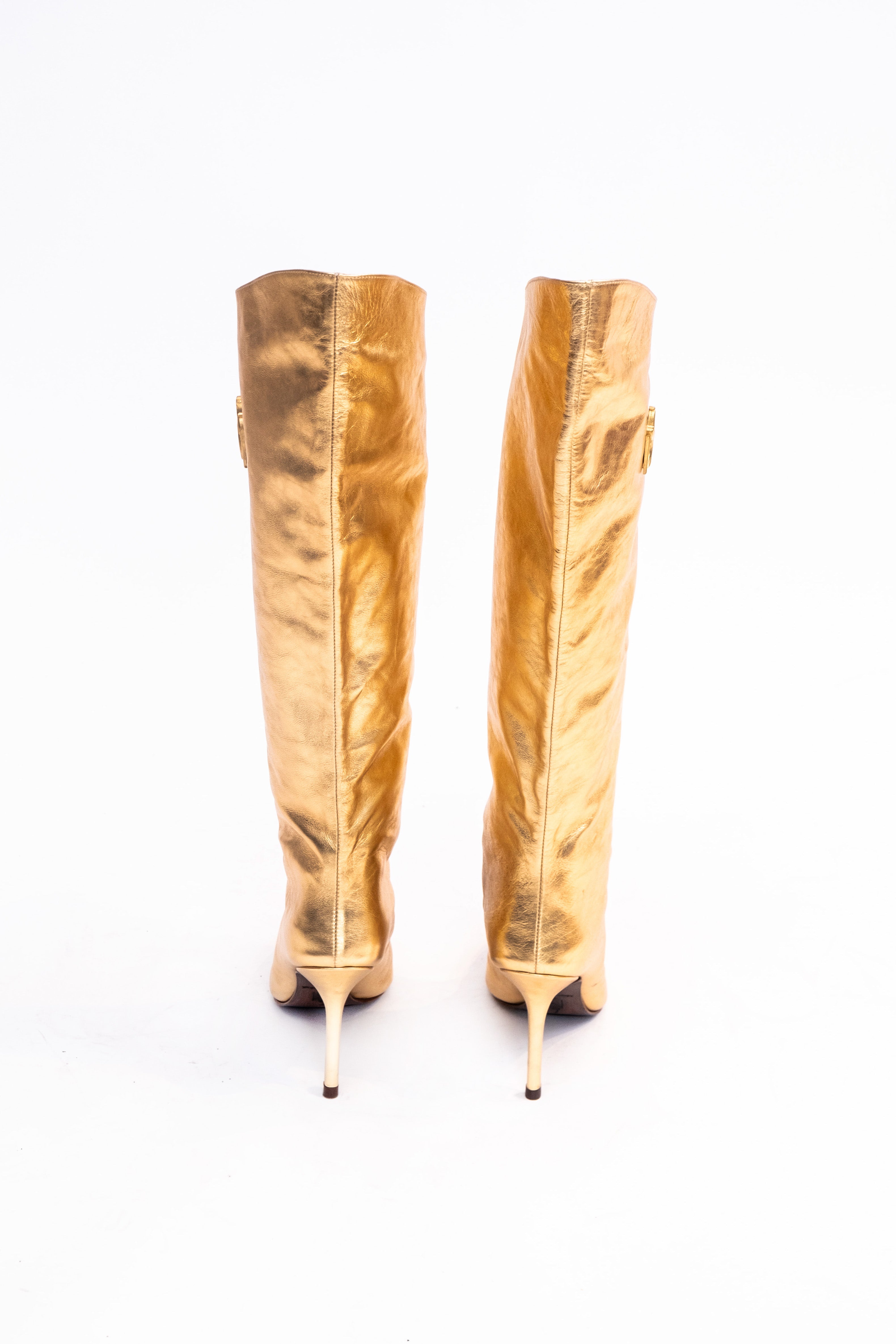 Handmade Boots Gold Logo