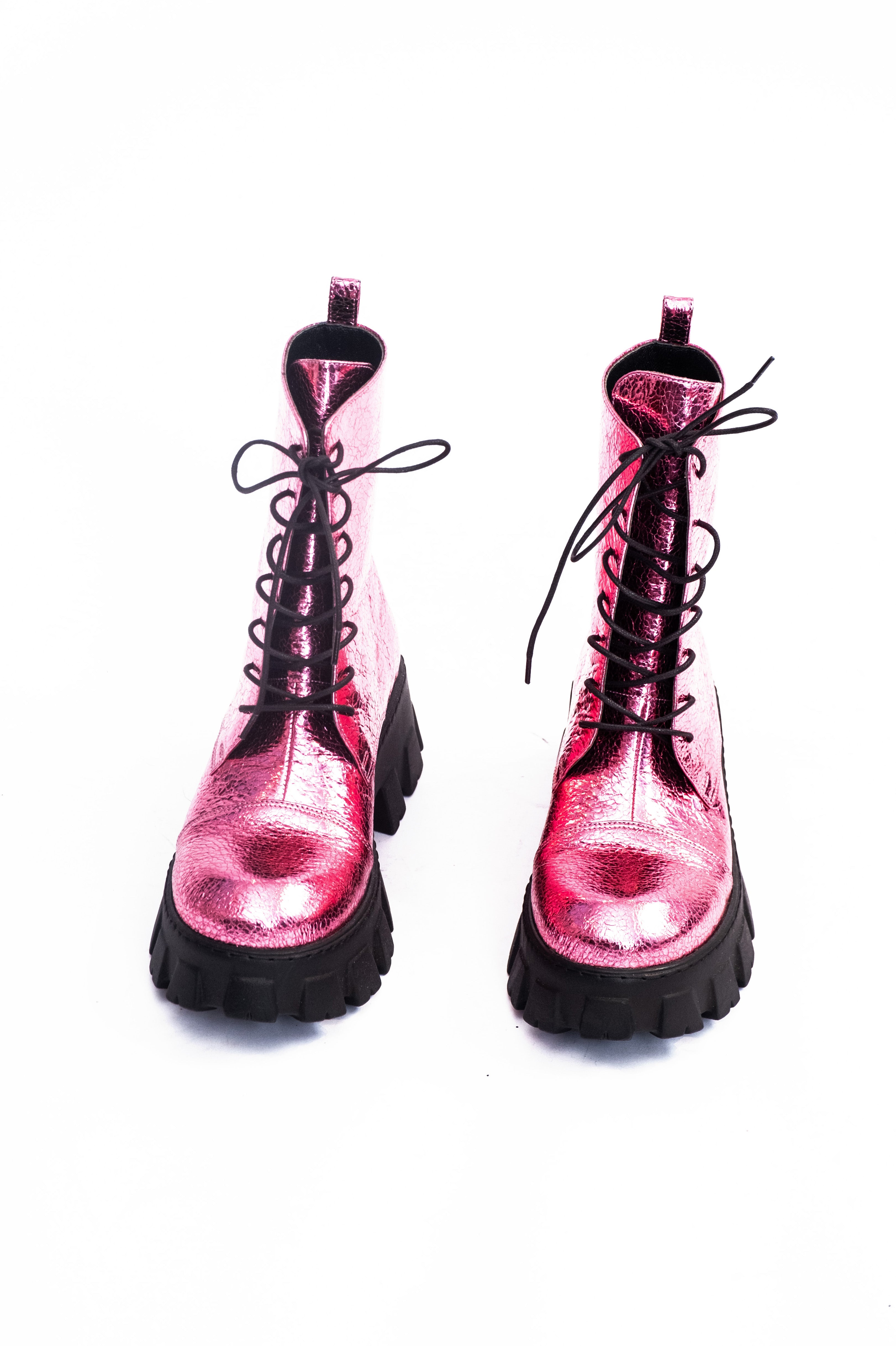 Handmade Ankle Boots Pink