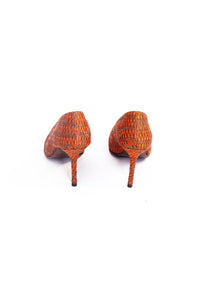 Handmade Pumps Orange
