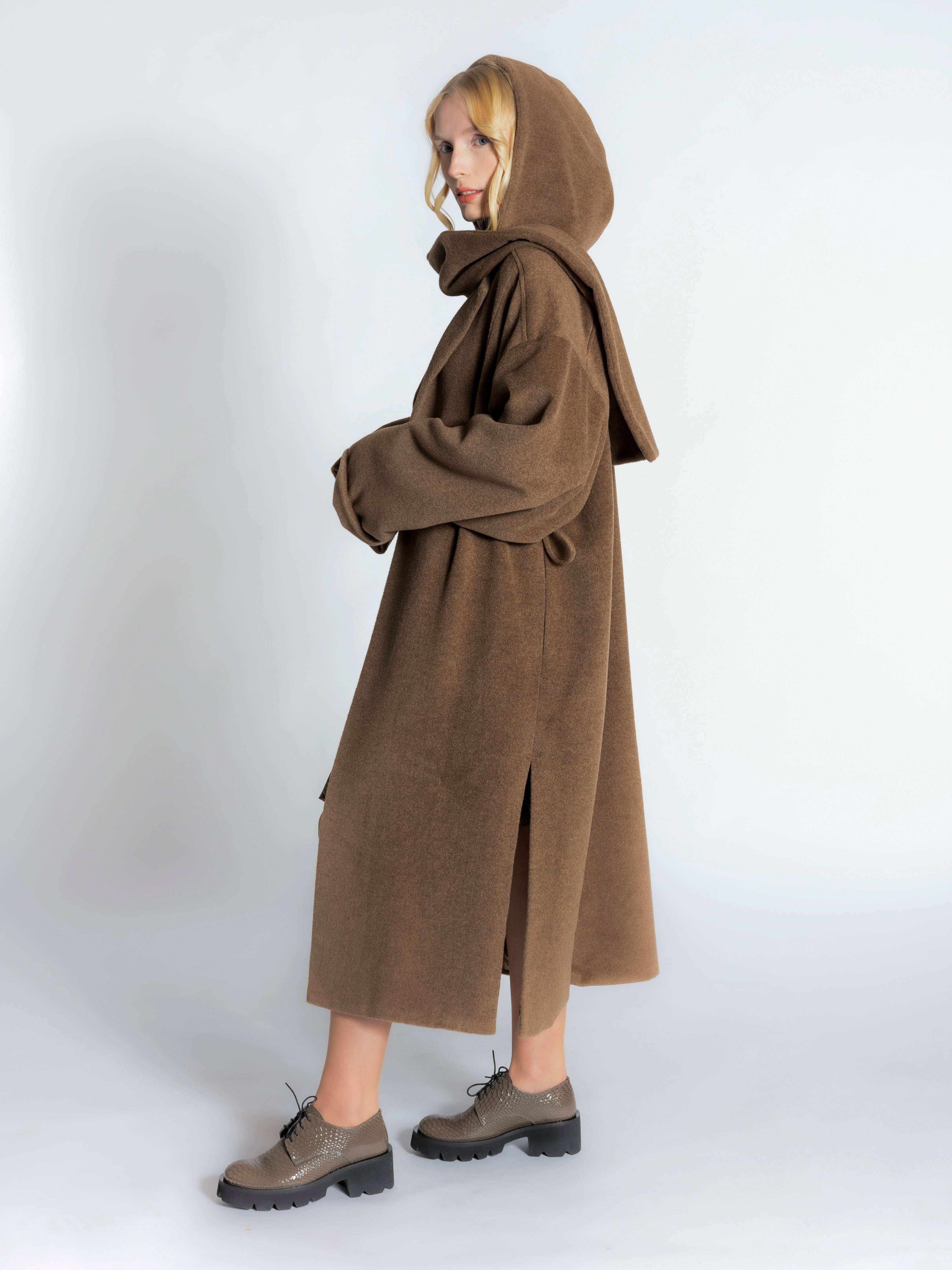 Coat Wool Brown