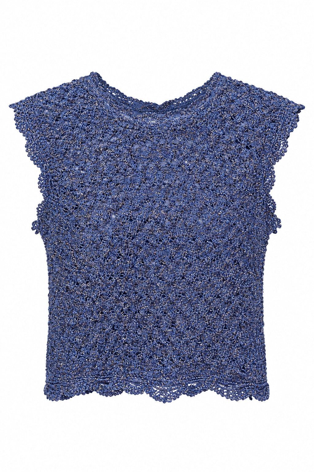 Maya Seyferth Handmade Top Blau