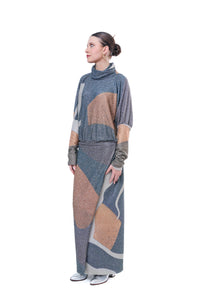 Dress Grapfic Printed Lurex