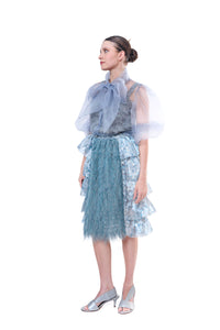 Top Embroidery Light Blue