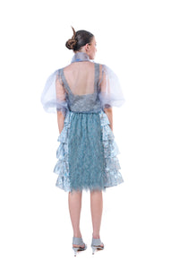 Top Embroidery Light Blue