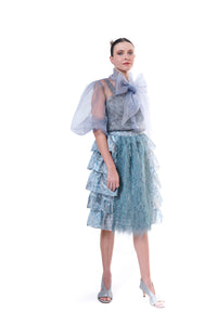 Top Embroidery Light Blue