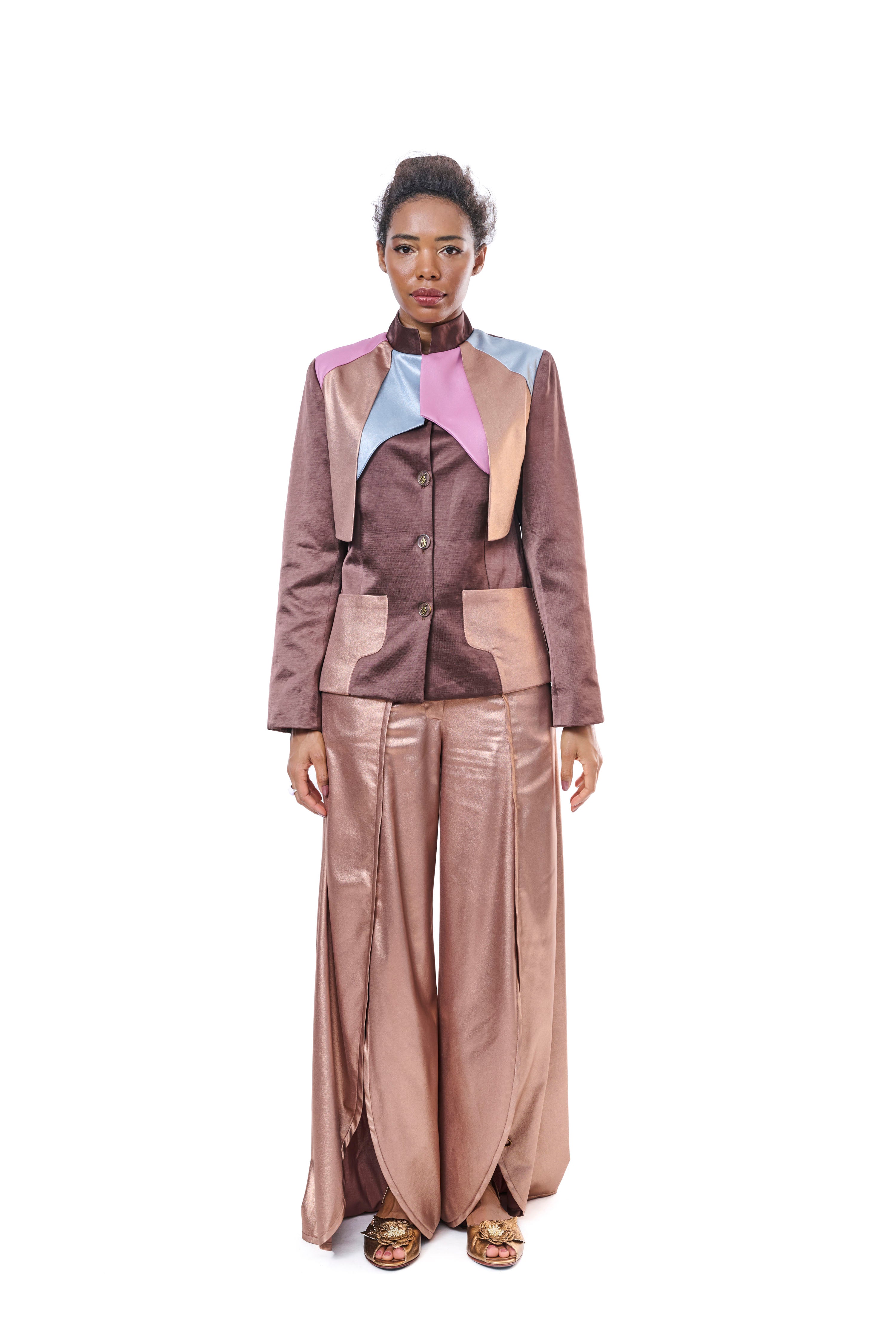 Pants Bronze Wide Leg