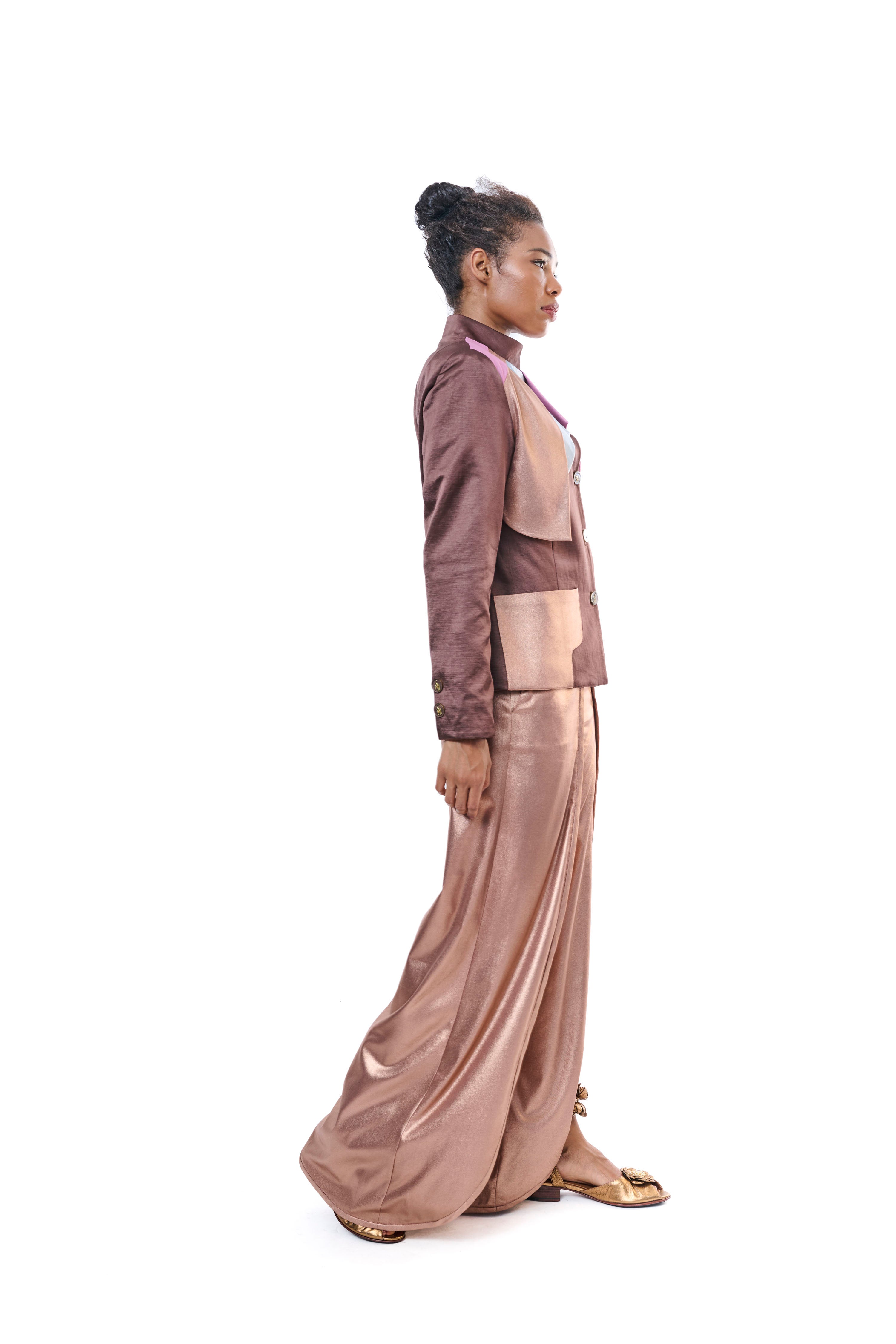 Pants Bronze Wide Leg