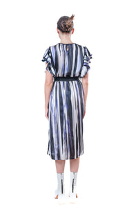 Dress Graphic Print Pure Silk