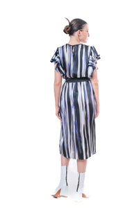 Dress Graphic Print Pure Silk