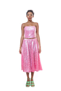 Skirt Sequins Pink