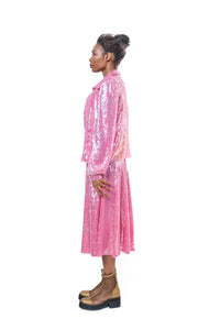 Blazer Sequins Pink
