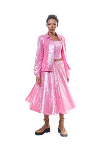 Blazer Sequins Pink