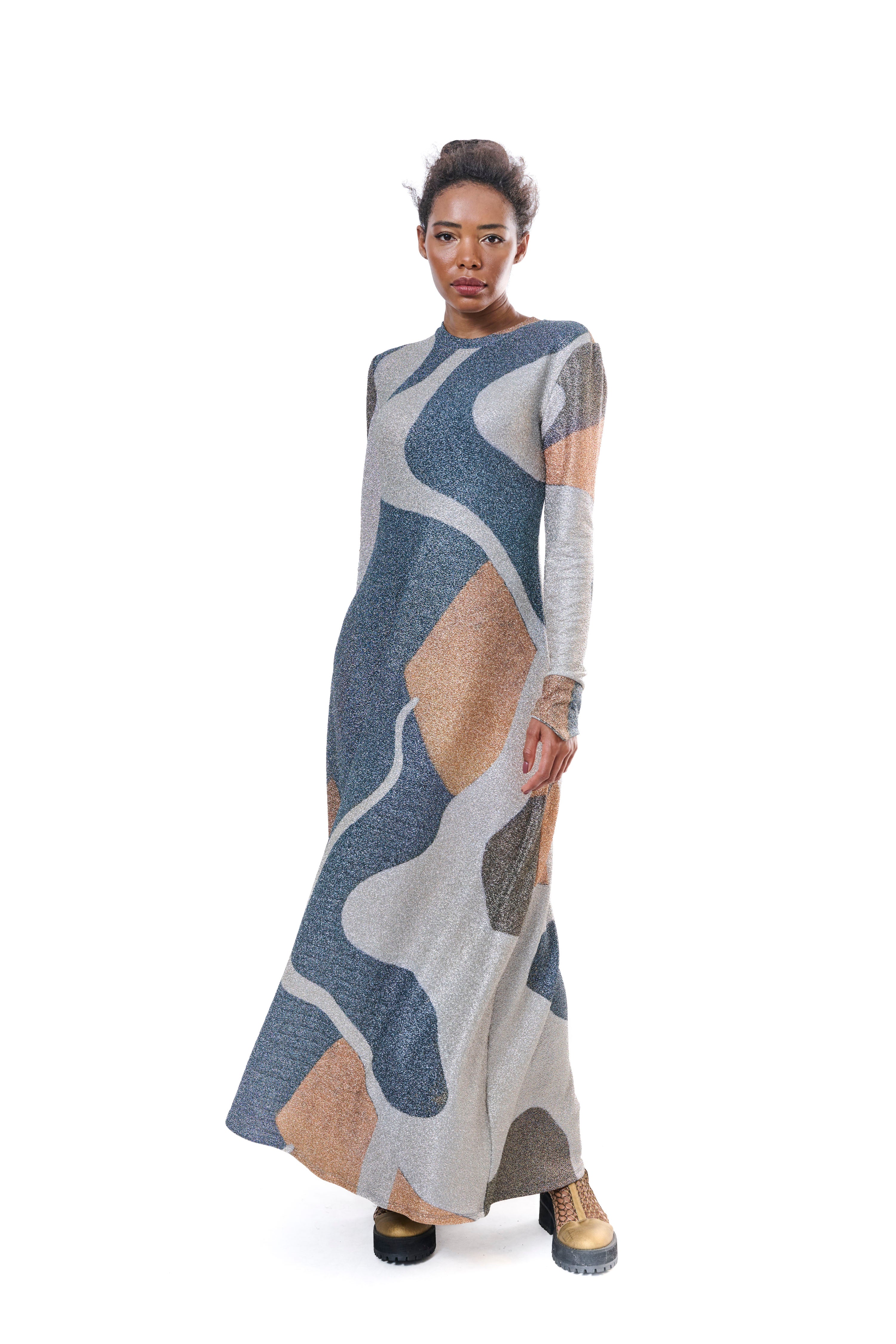 Dress Graphic Lurex