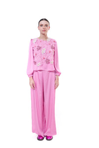 Blouse Baby Pink Embroidery
