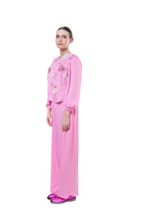 Blouse Baby Pink Embroidery