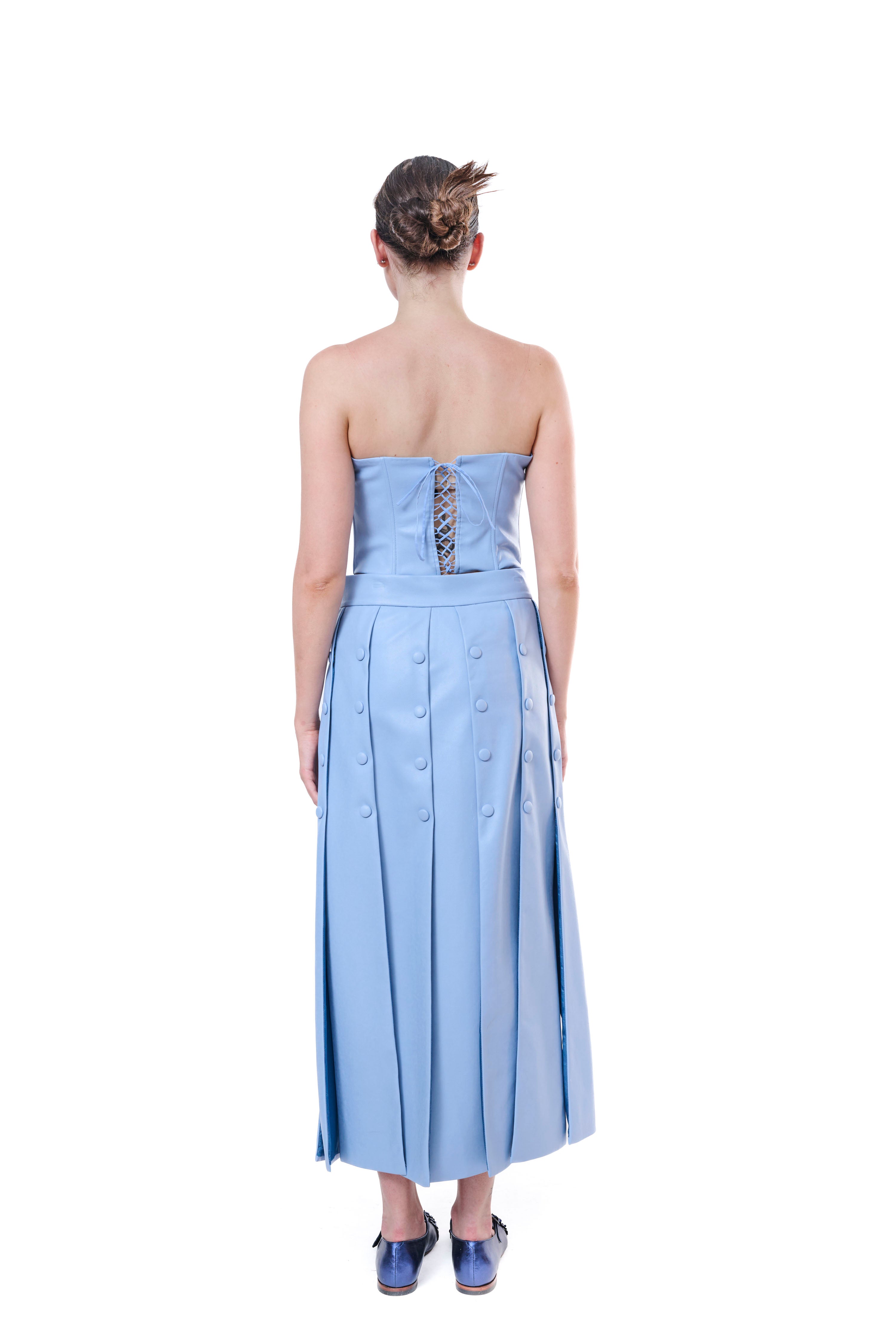 Skirt Buttons Light Blue