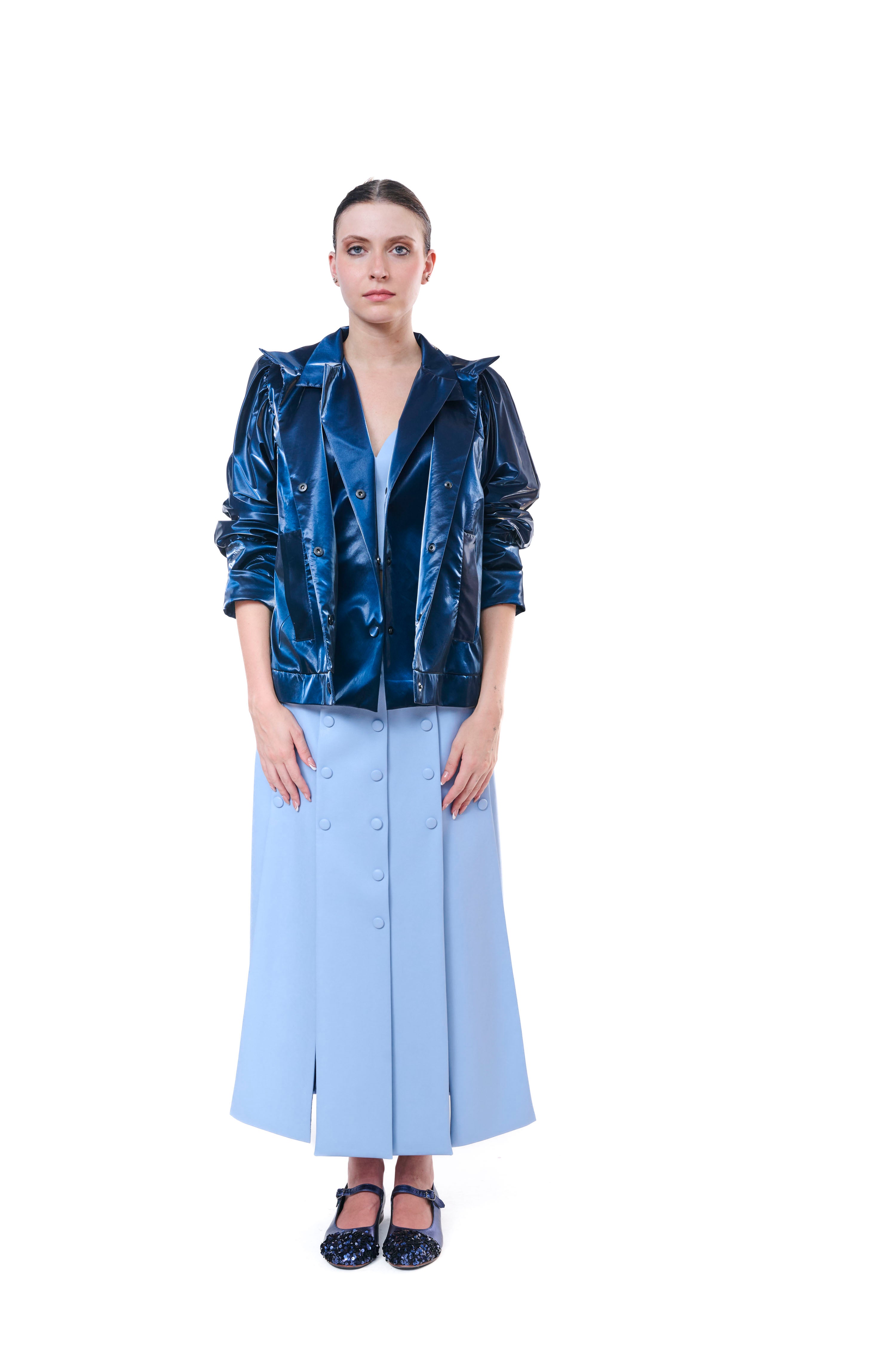 Jacket Shiny Blue