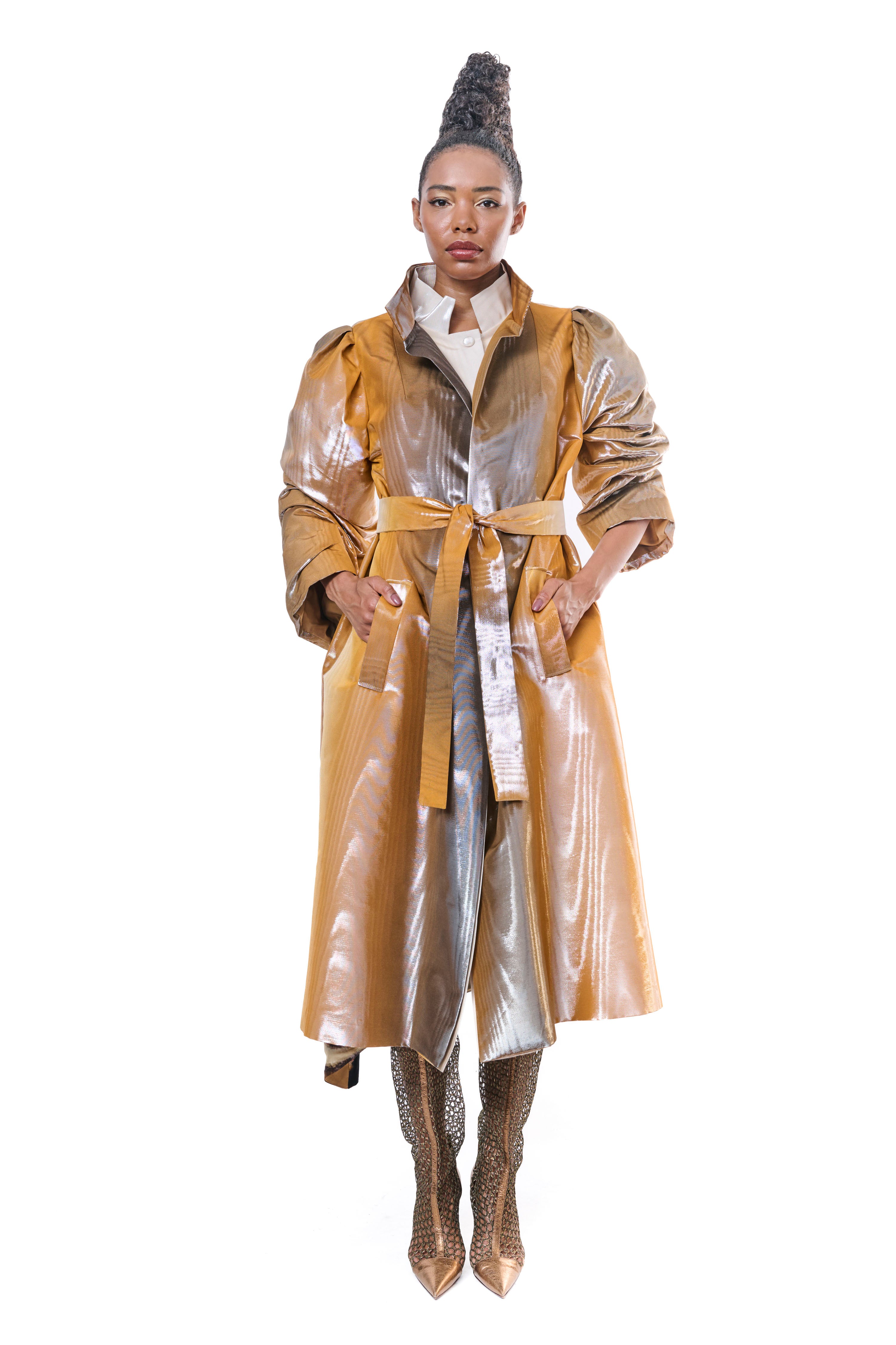 Coat Trench Multicolored