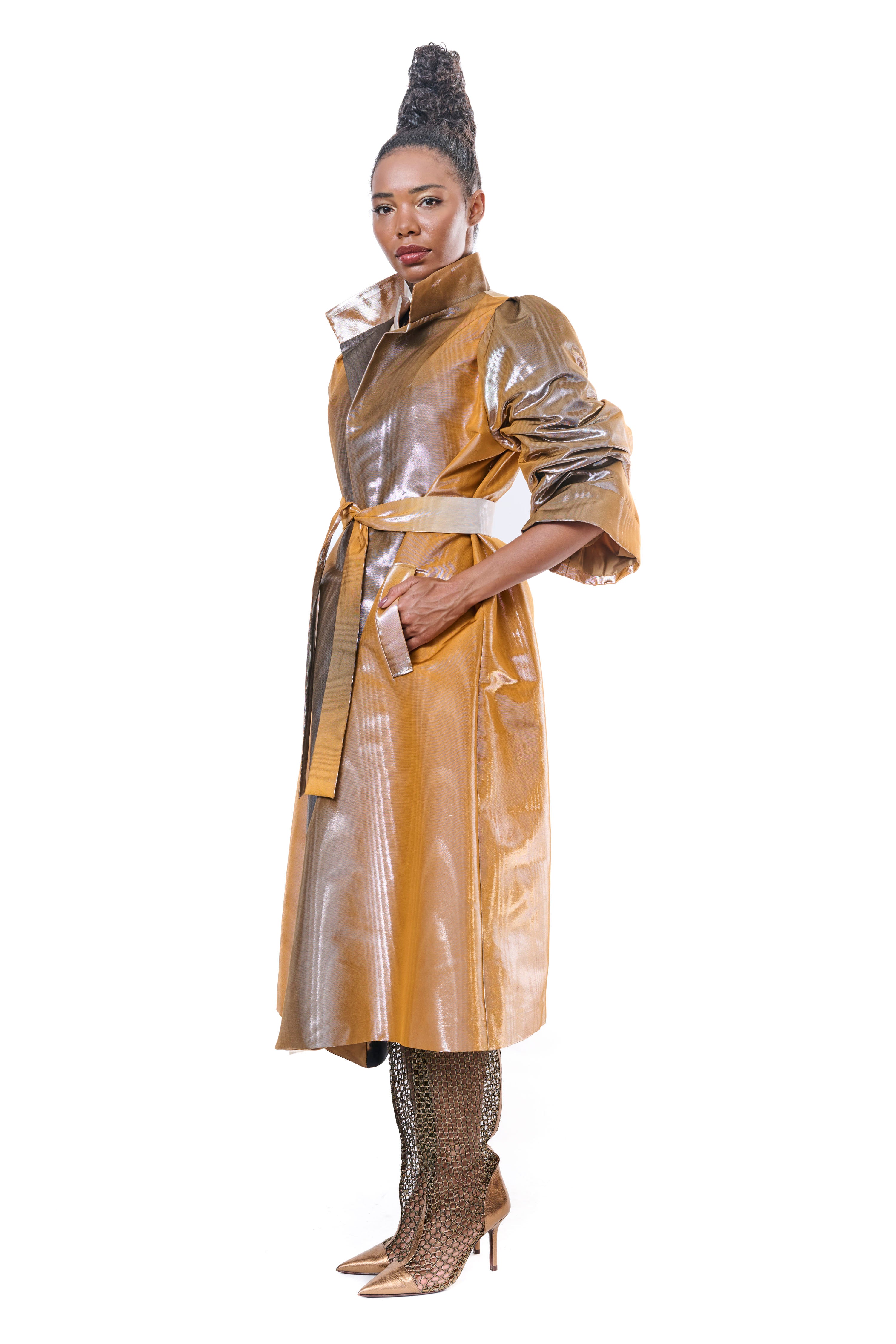 Coat Trench Multicolored