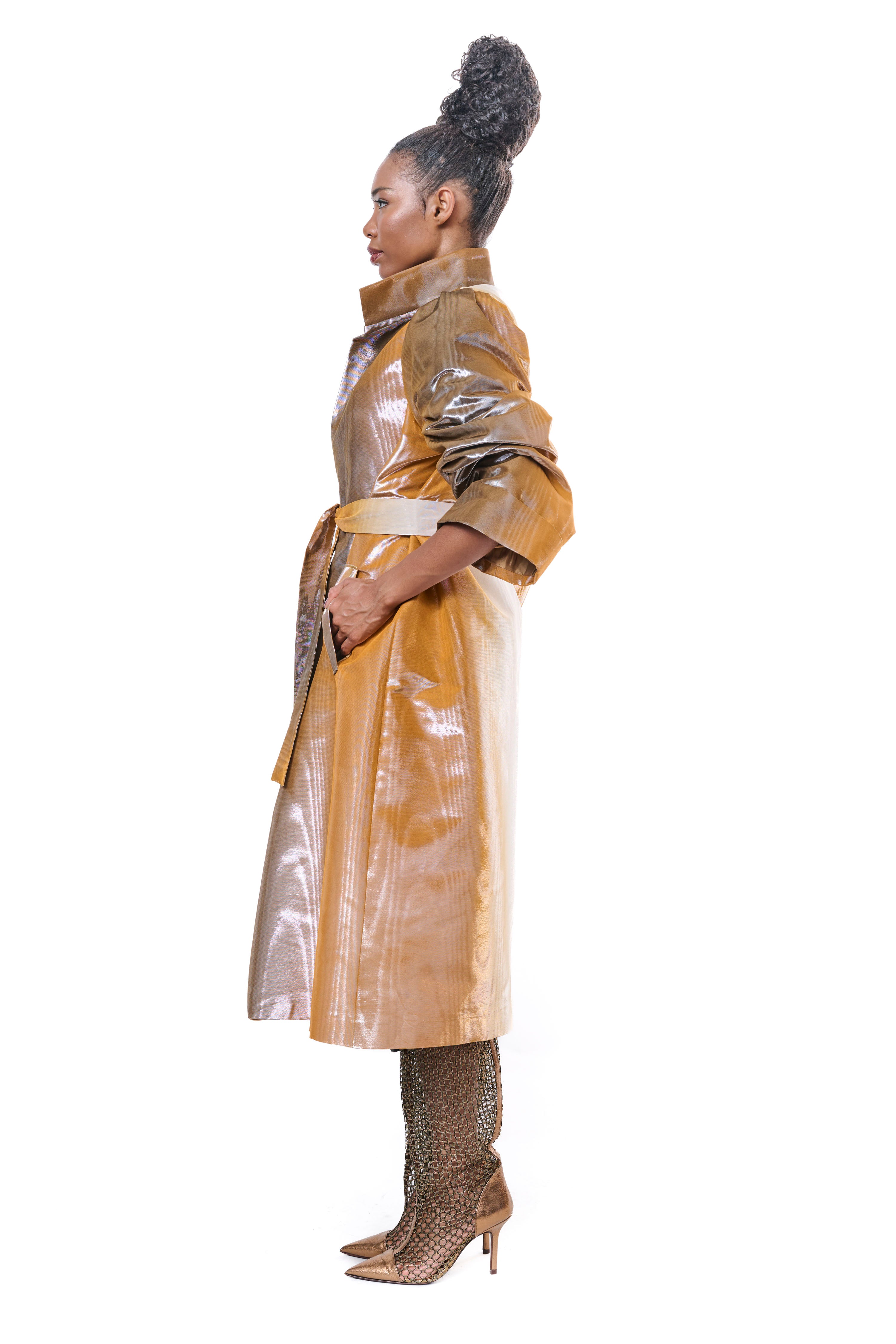 Coat Trench Multicolored