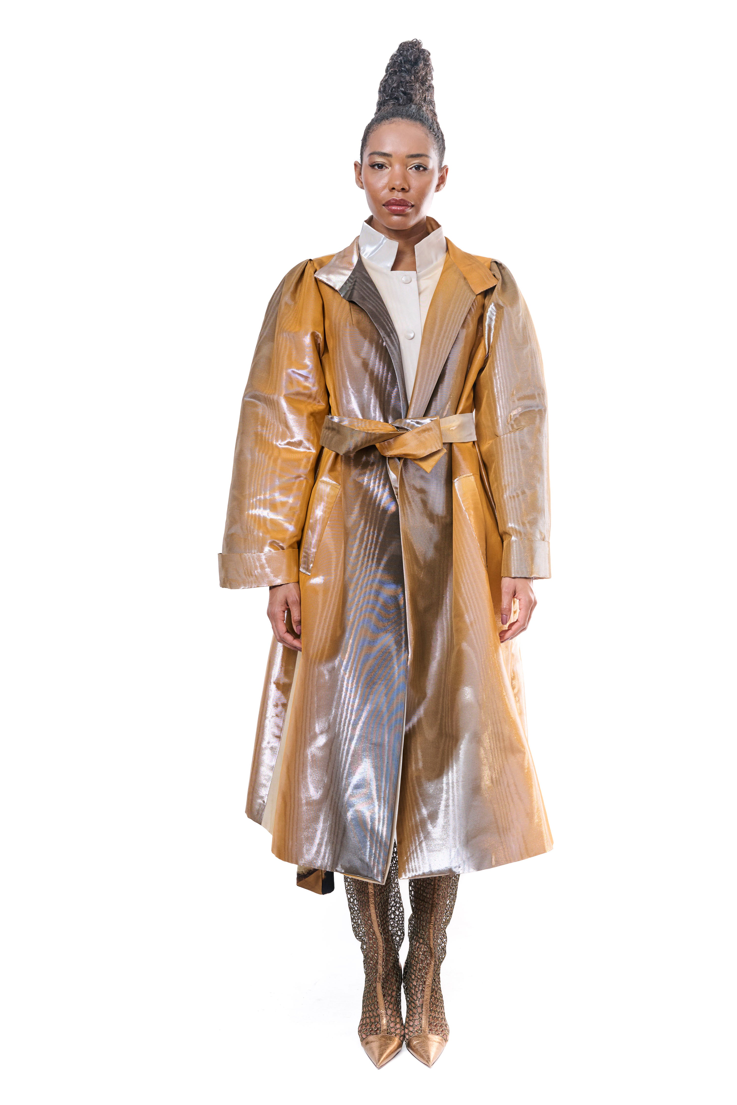 Coat Trench Multicolored