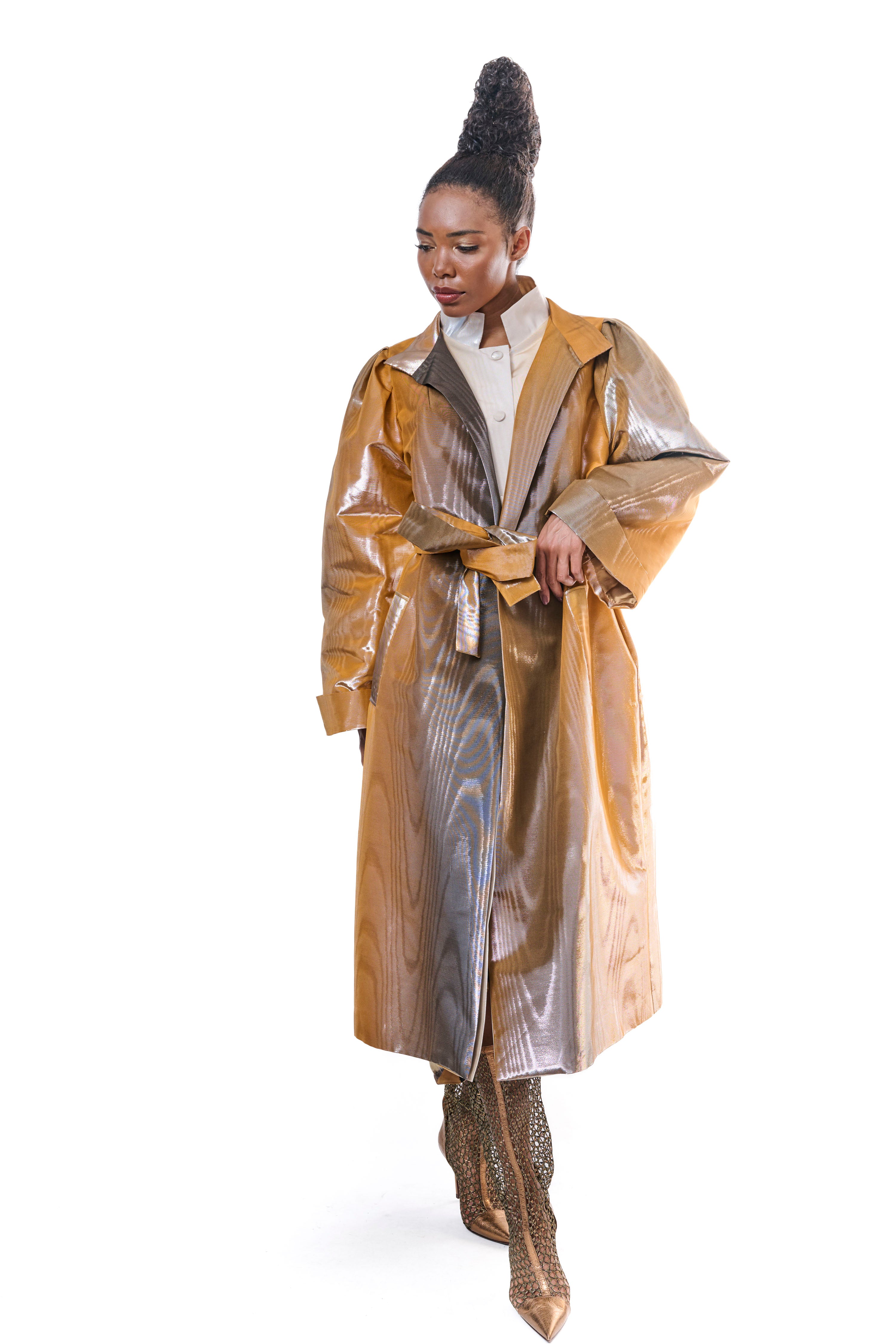 Coat Trench Multicolored
