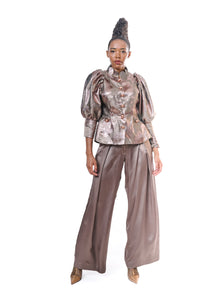 Wide Leg Pants Bronze