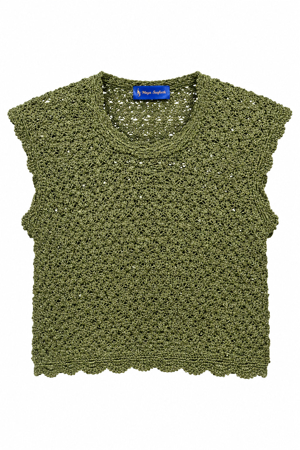 Maya Seyferth Top Grün Handmade