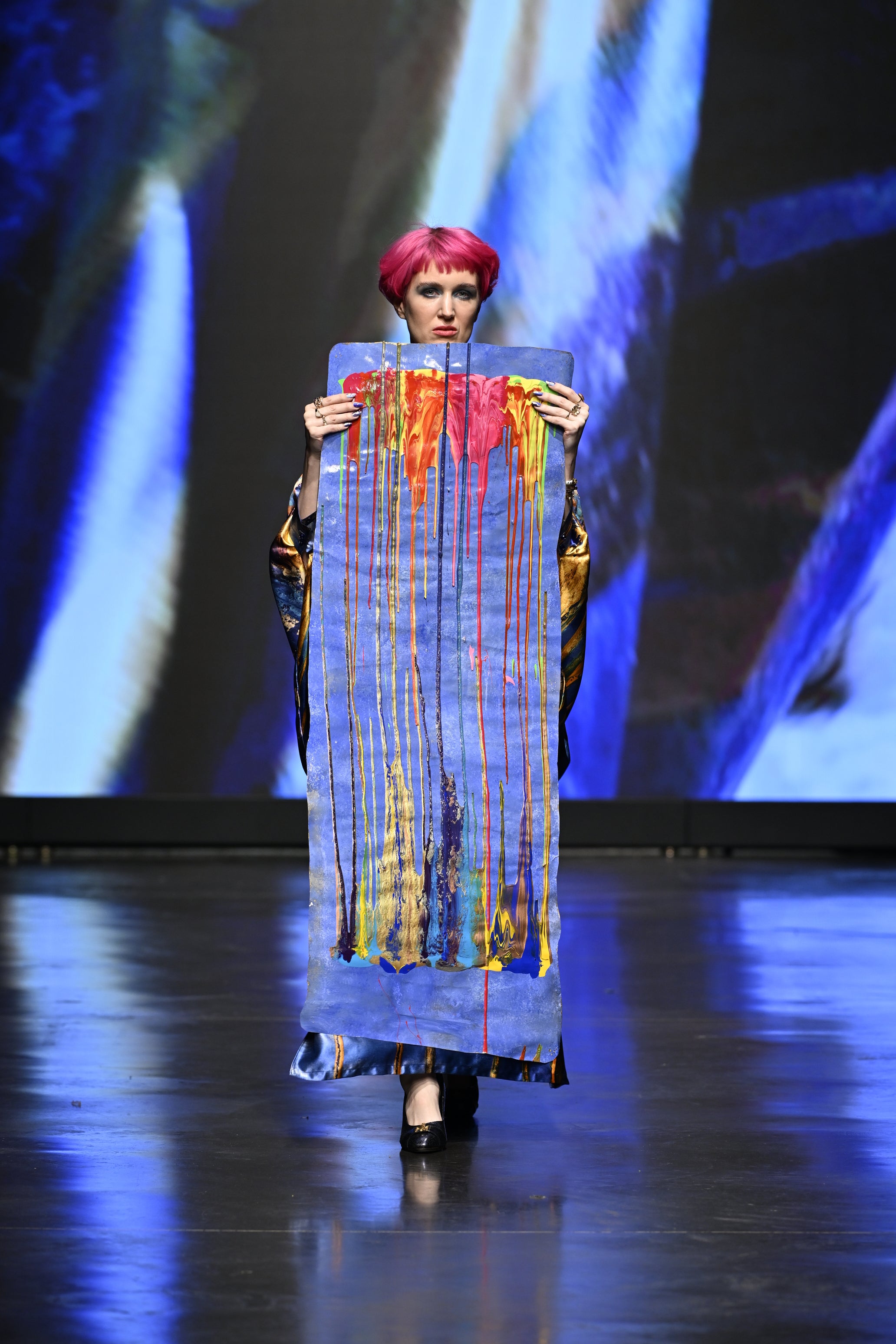 Dress Silk Ethereal Embrace Runway Paris