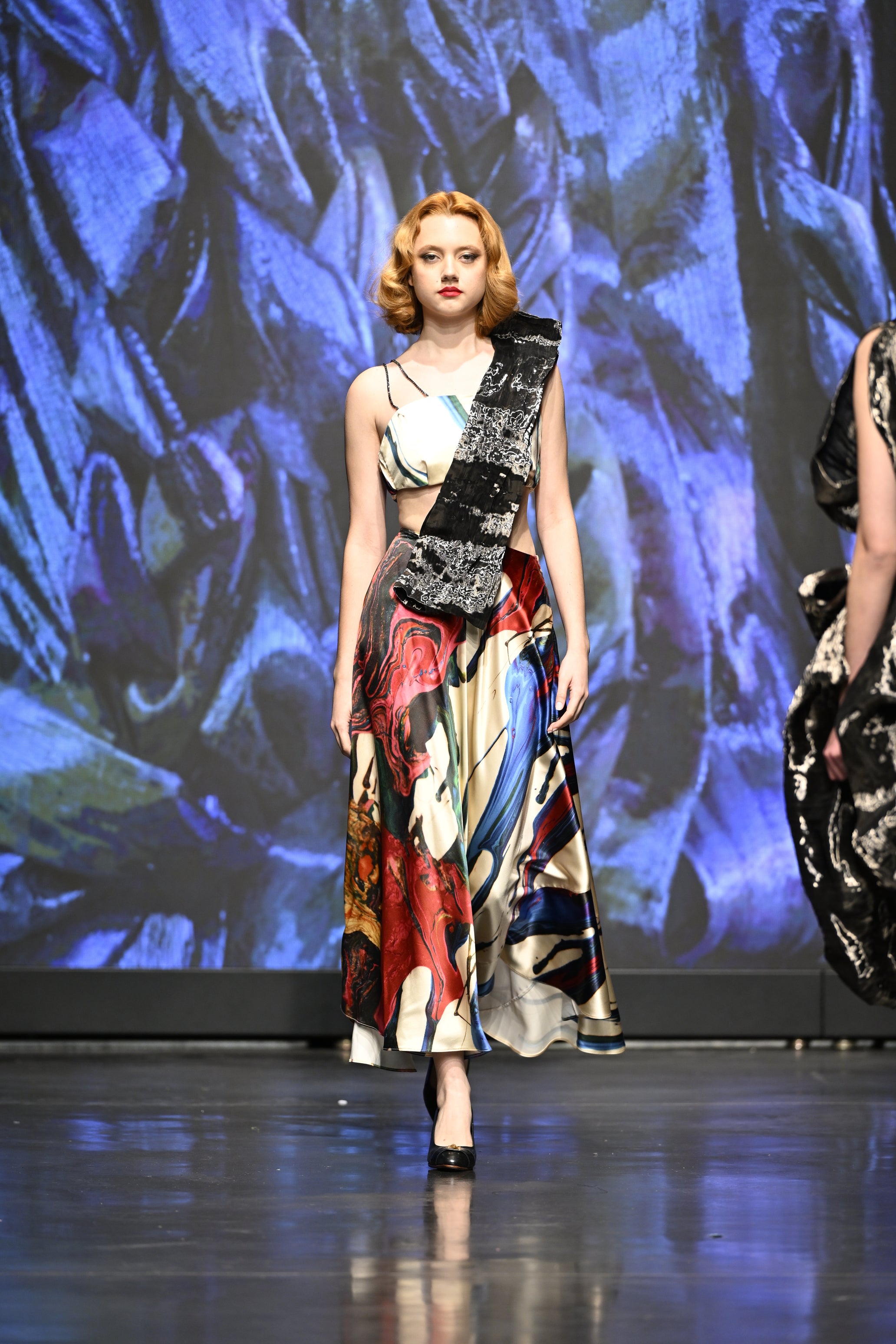 Dress Silk Runway Paris