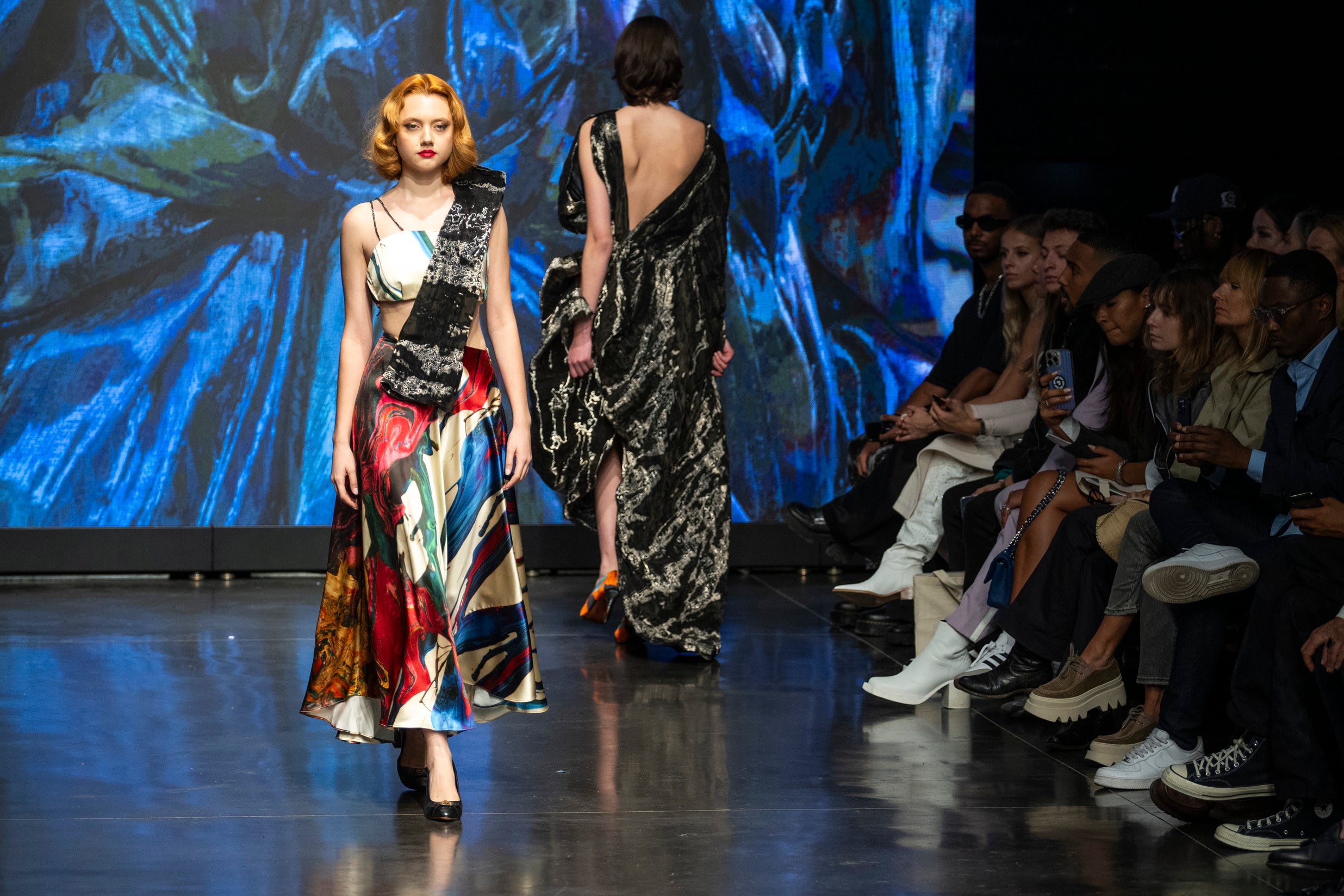 Dress Silk Runway Paris