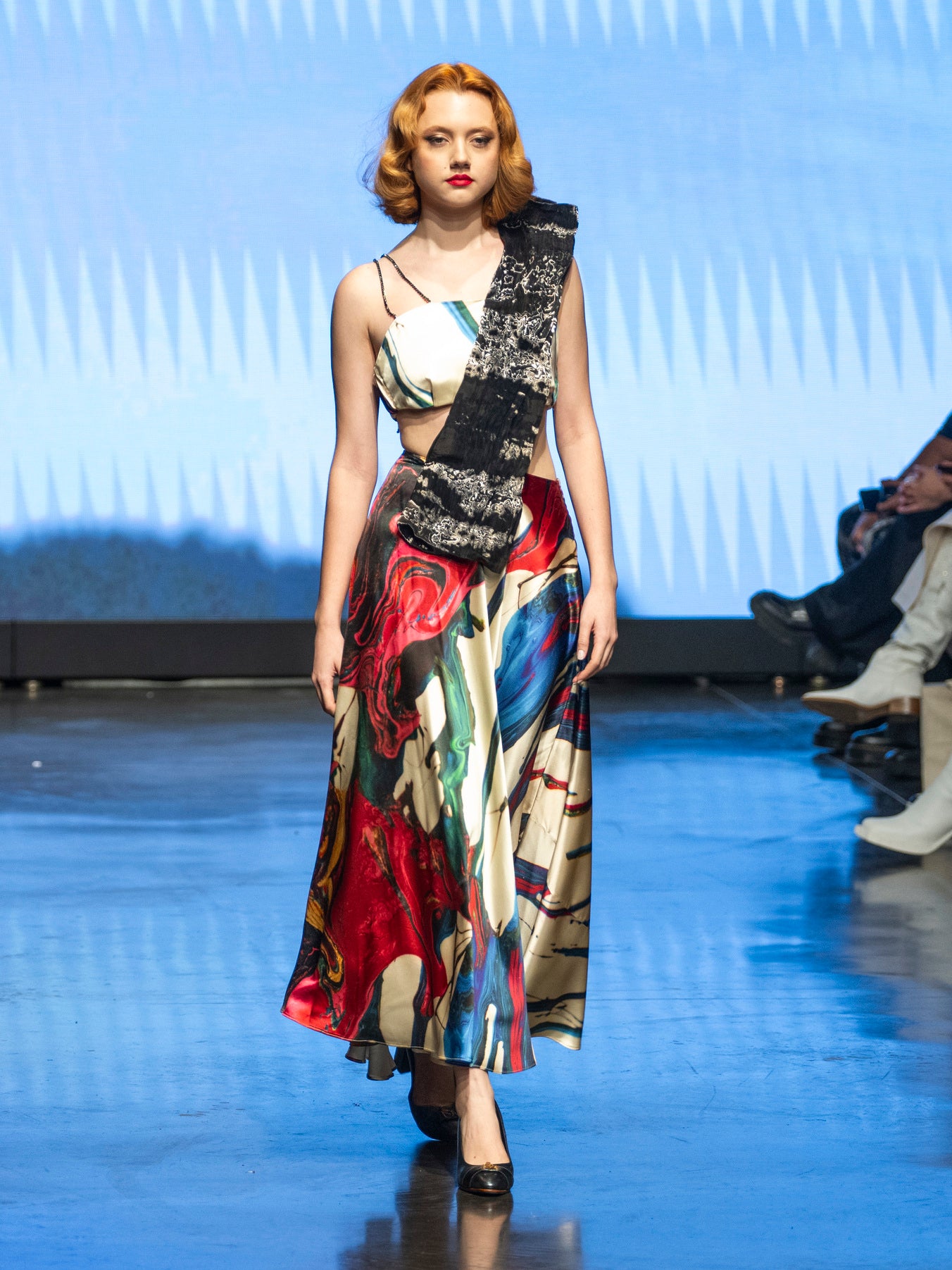 Dress Silk Runway Paris