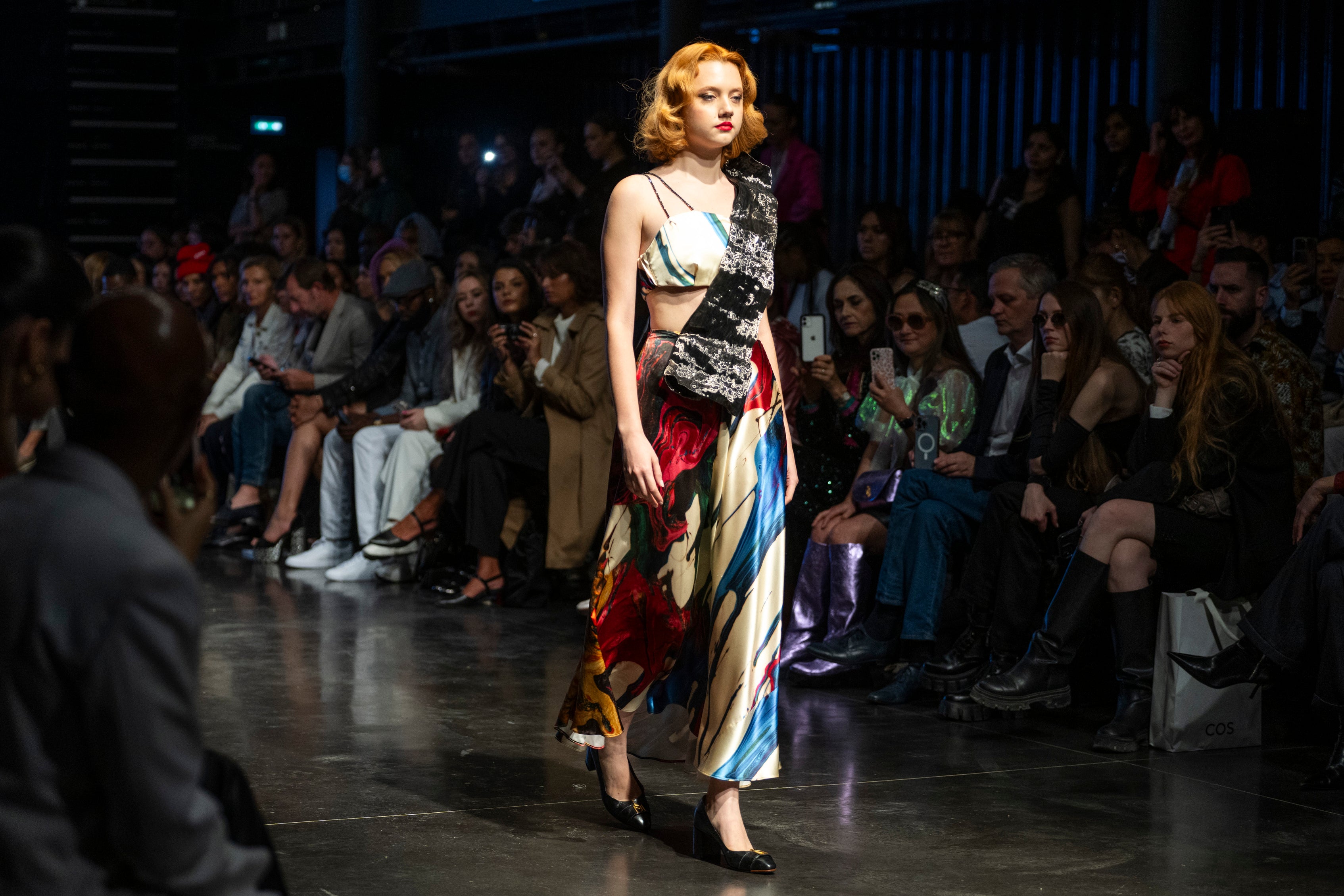 Dress Silk Runway Paris