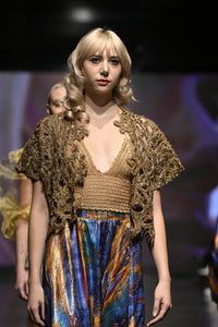 Runway Fashion Show Paris 2023 skirt, top and jaket