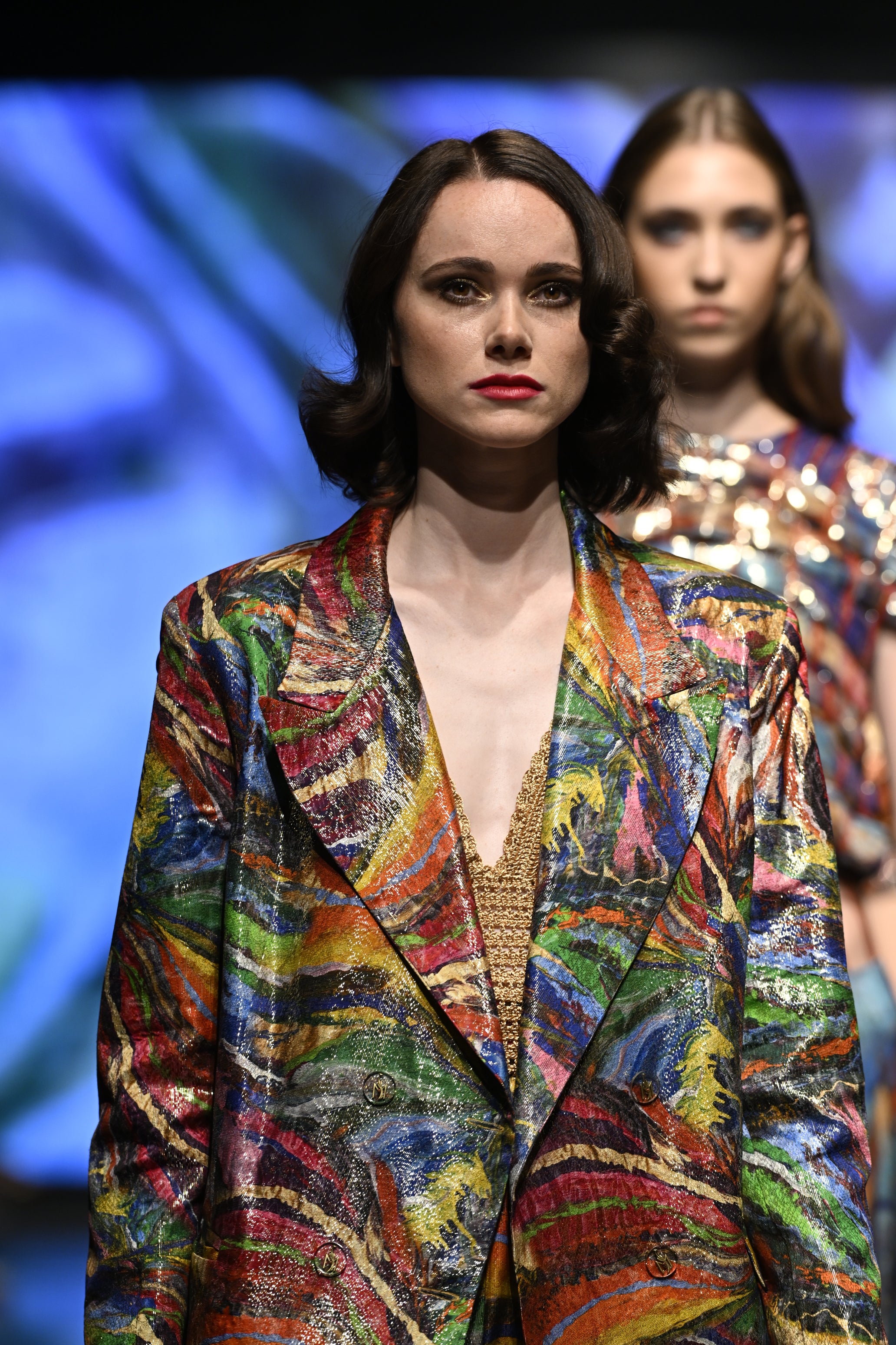 Suit Silk Runway Paris