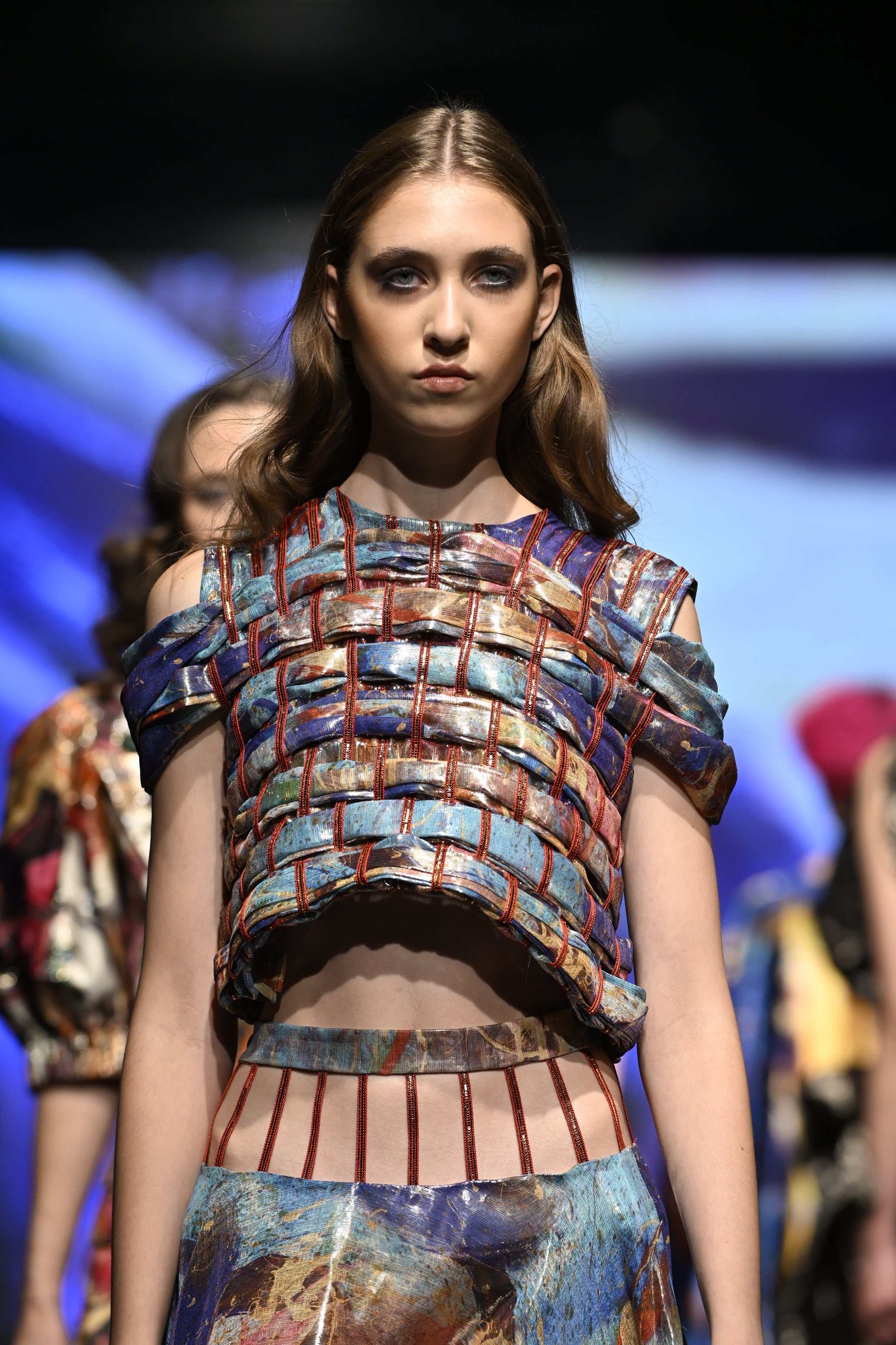 Top and Skirt Silk Runway Paris