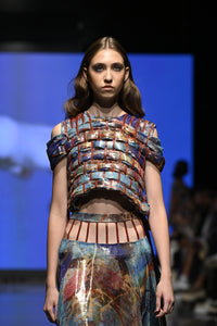 Runway Fashion Show Paris 2023 top and skirt