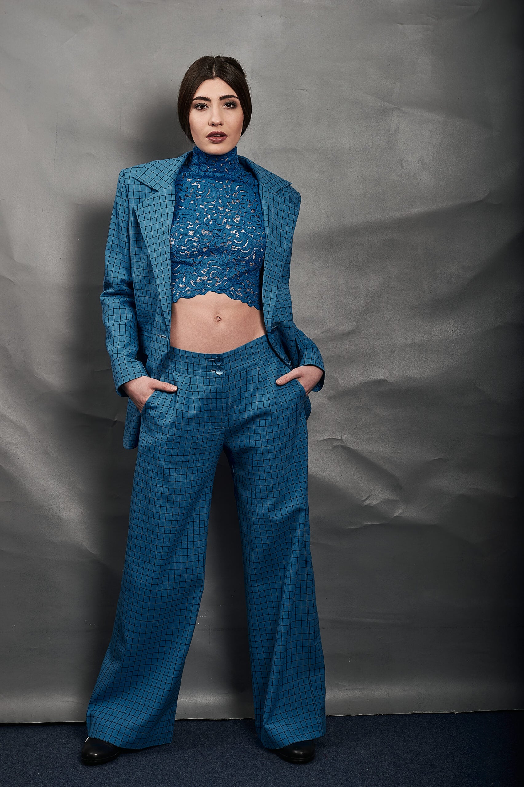 Karierter Hosenanzug Unikat