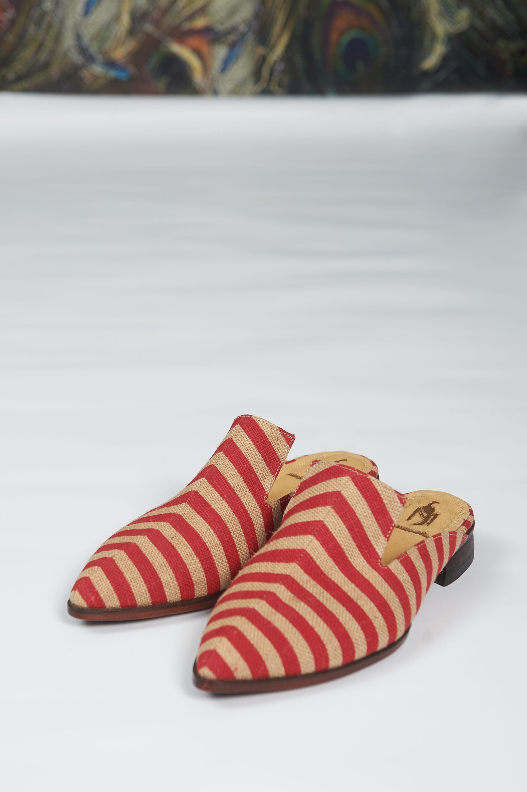 Handmade Mules Stripes