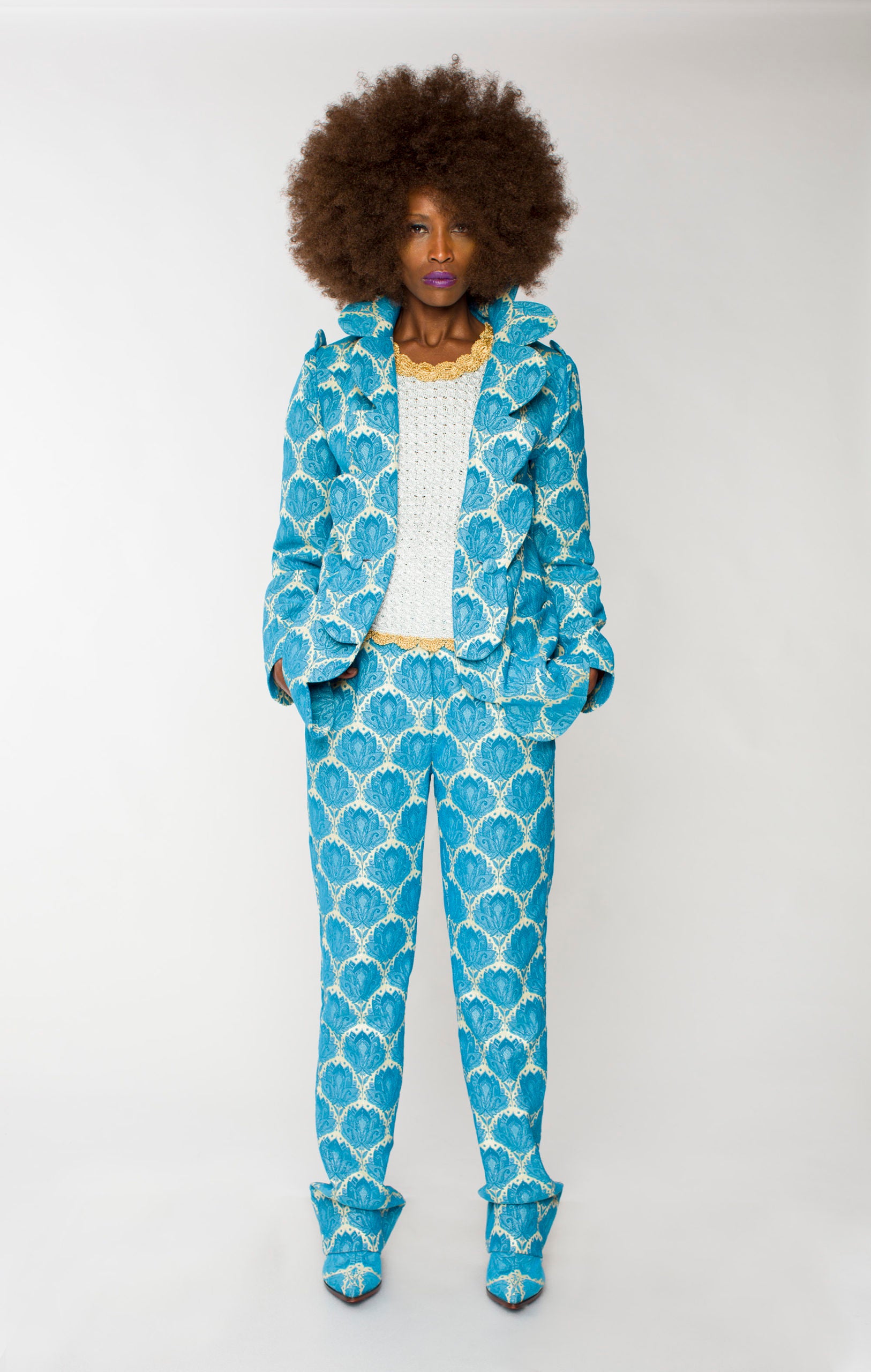Suit Turquoise