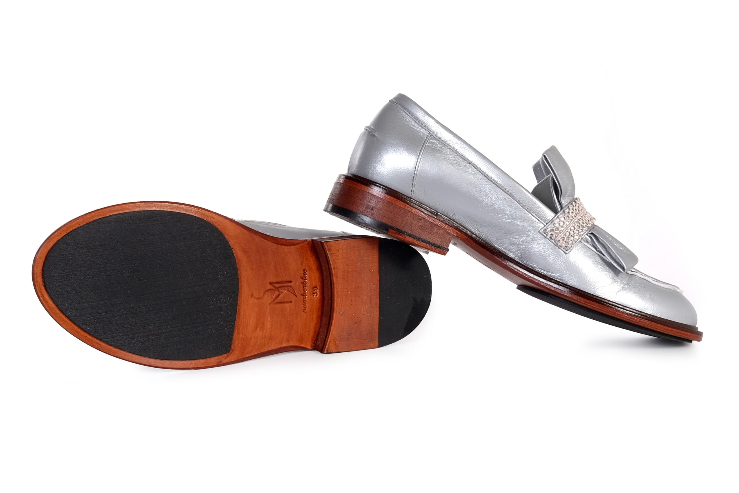 Handmade Loafer Silver