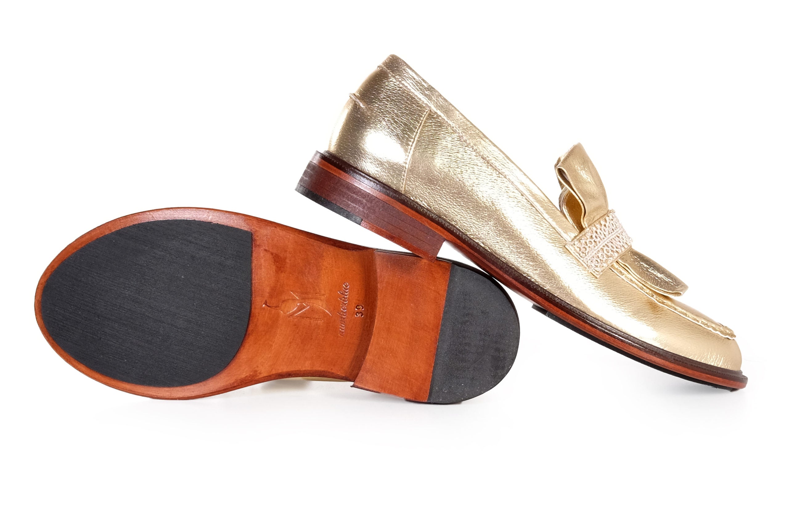 Handmade Loafer Gold