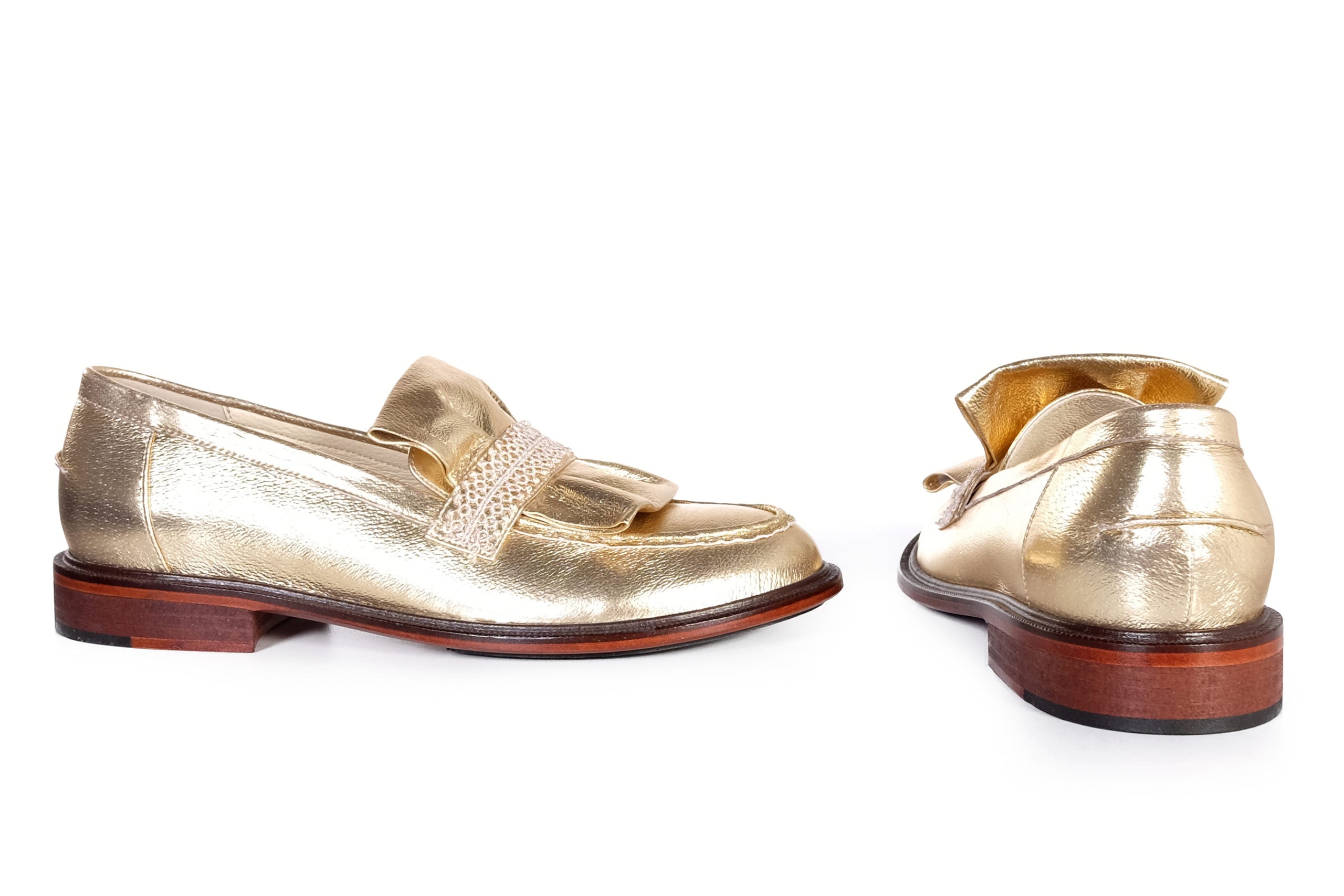 Handmade Loafer Gold