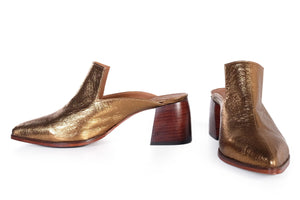 Handmade Schuhe gold