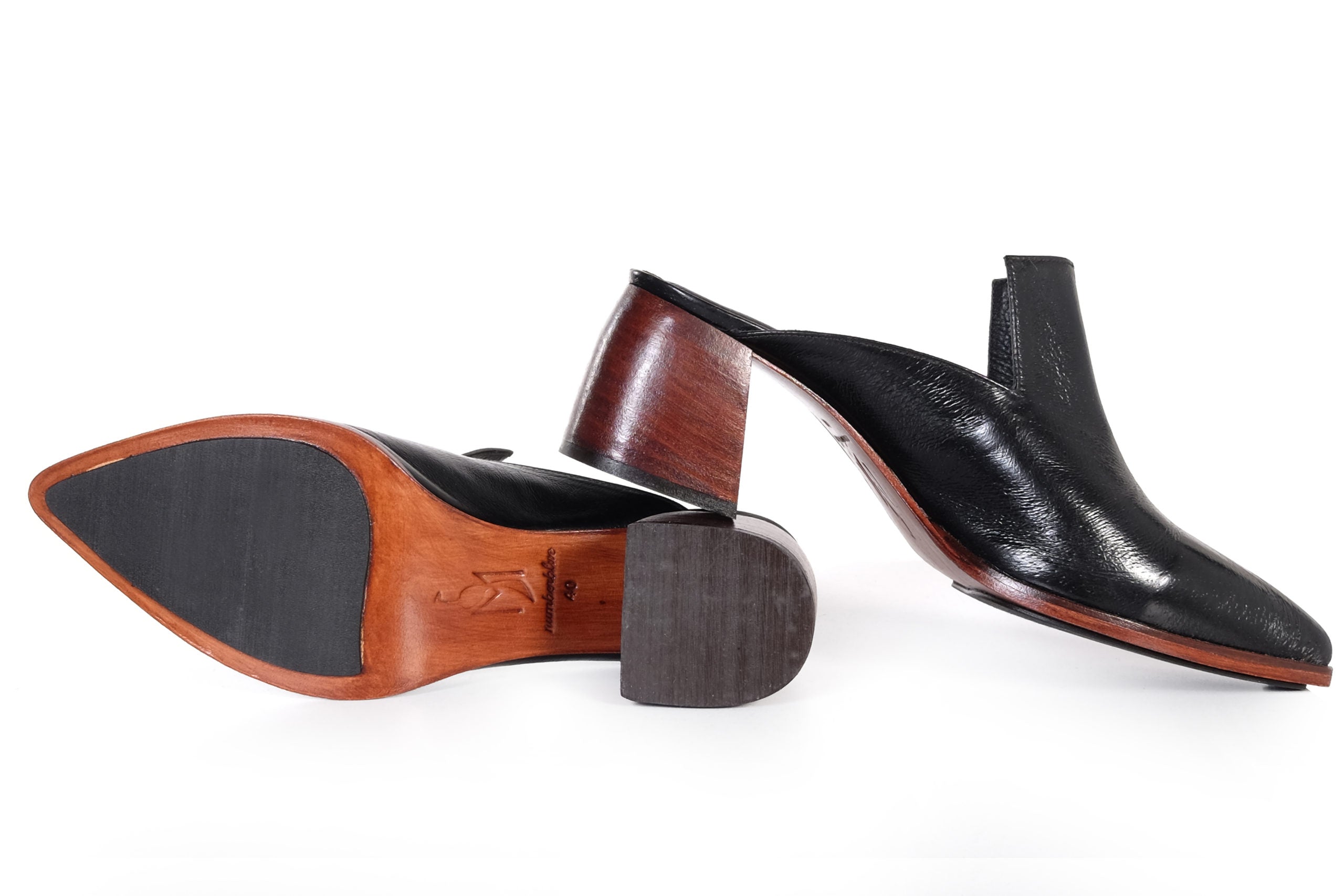 Handmade Slippers Black