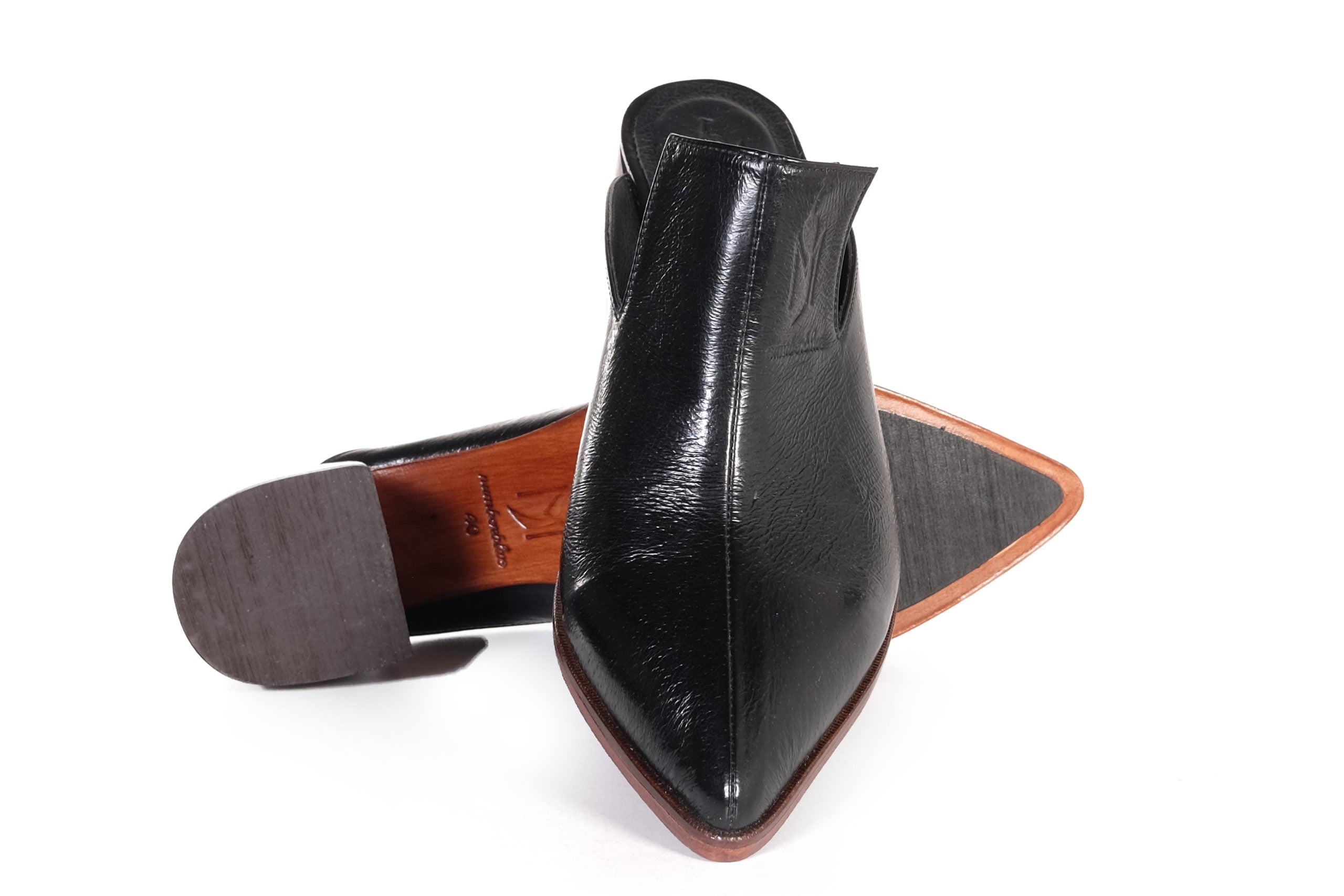 Handmade Slippers Black