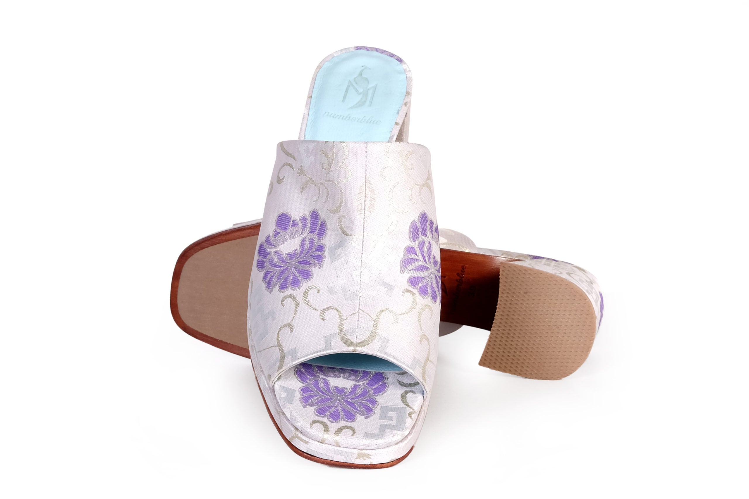 Handmade Slippers Silver