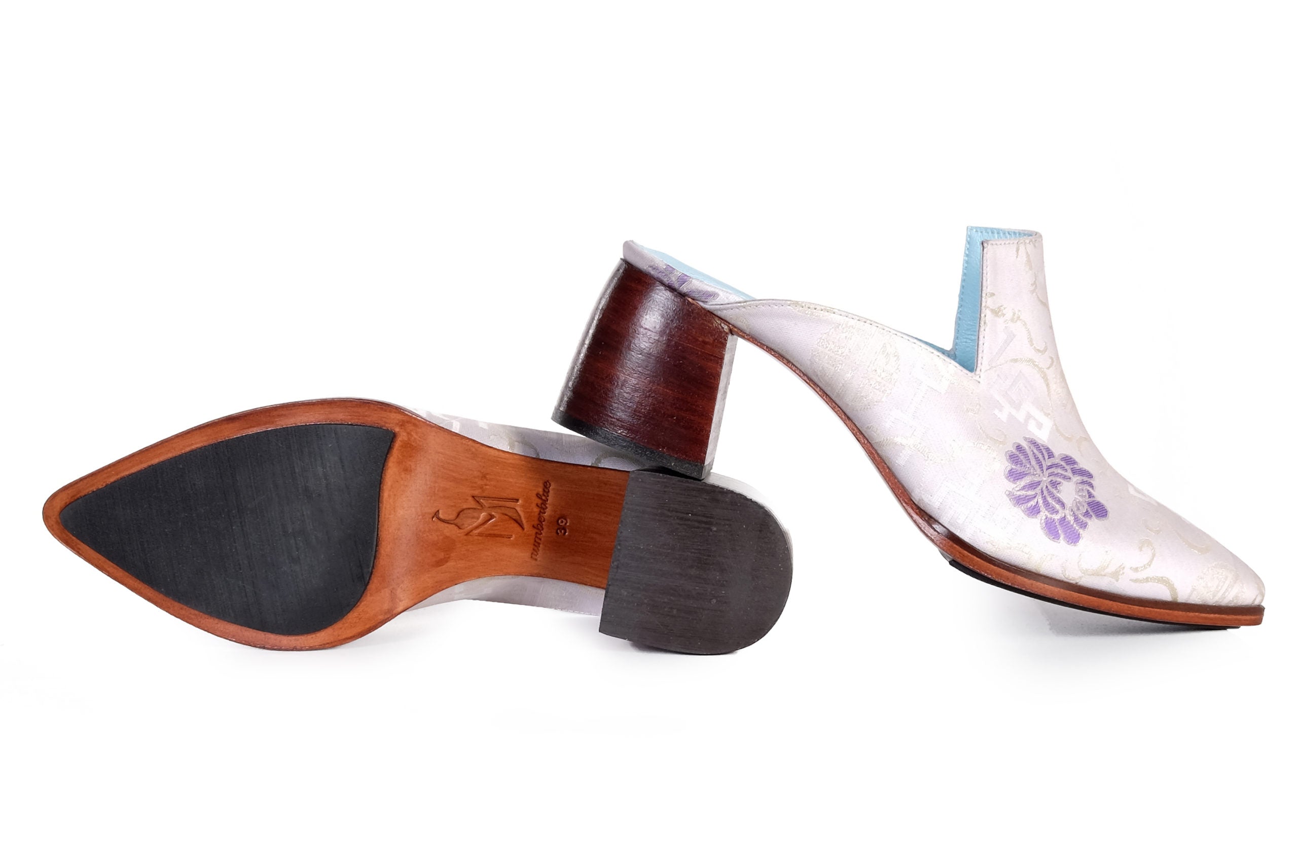 Handmade Mules Flower